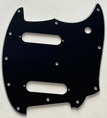 3 Ply Black Pickguard Fit Fender OffSet Series Mustang Style Guitar Parts • $17.99