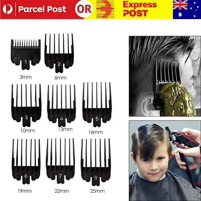 8PCS Wahl Attachment Hair Clipper Guide Limit Comb 8in1 Blades Trimmer Guards • $13.68