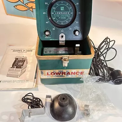 Vintage Lowrance Fish Finder Locator Lo-K-Tor Complete P-300e Untested • $39.99