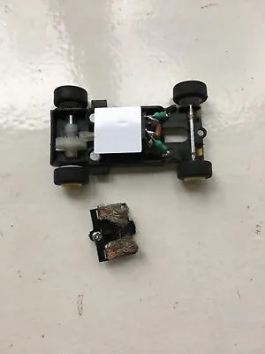 9V MICRO Scalextric Complete Chassis And Fully Working Engine All Original • £4.95