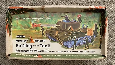 Remco  Bulldog Tank  Monkey Division  706  1963  Boxed  Works • $300