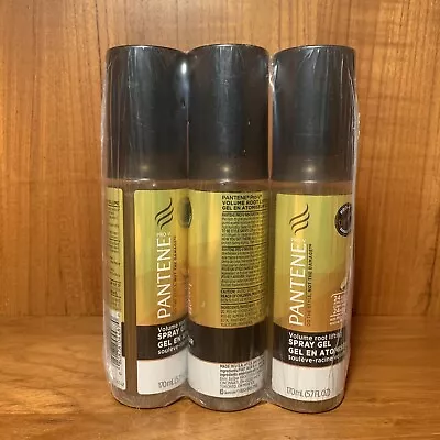 Pantene Volume Root Lifting Spray Gel 5.7 Fl Oz Pack Of 3 Sealed *Hard To Find* • $74