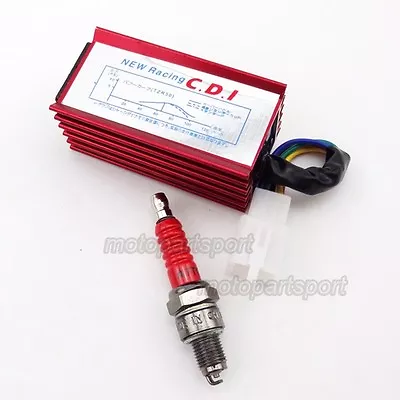 $13.50 • Buy Spark Plug Racing CDI For 50 70cc 90cc 110cc 125cc Taotao Roketa Loncin ATV Quad
