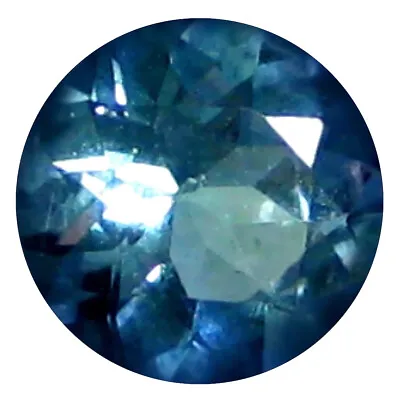 0.57 Ct AAA Excellent Round Shape (5 X 5 Mm) Greenish Blue Tanzanite Gemstone • $16.99