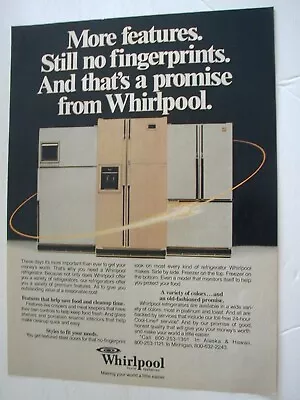 1984 Whirlpool Refrigerators Making Your World A Little Easier. VINTAGE PRINT 55 • $4.99