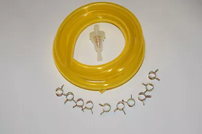 Premium Quality Tygon TYPE Fuel Line 1/4  ID X 3/8  OD Clear Yellow - 10 Feet • $12.99