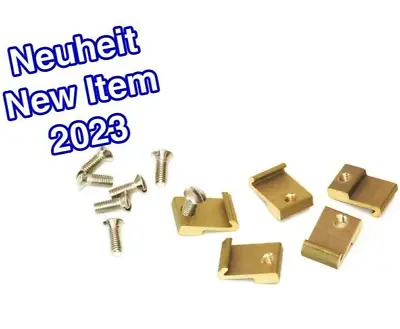 Massoth G Scale ~ 9mm Connecting Rail Clamps ~ Fits LGB & PIKO (20 Pcs) 8100121 • $28.97