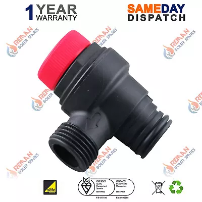 £8.55 • Buy Ferroli Optimax HE Plus 31C & 38C Boiler Pressure Relief Safety Valve 39818270