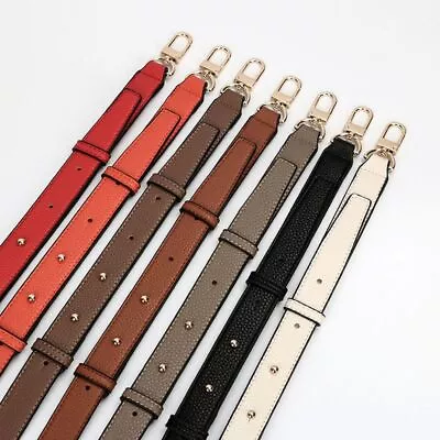 Wide Shoulder Crossbody Strap Genuine Leather Shoulder Bag Strap  Handbag • $14.99