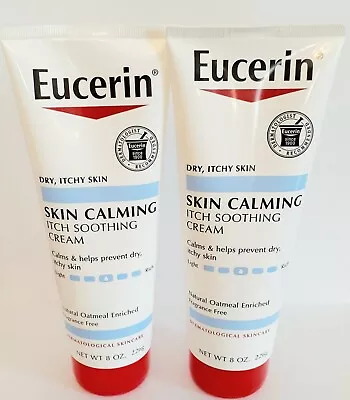 Eucerin Skin Calming Cream Fragrance Free 8 Oz (2-Pack) • $14.50