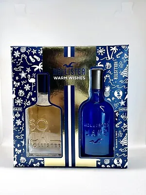 Hollister Warm Wishes Cologne Gift Set So Cal & Jake 1 Oz/30 Ml New For Men • £48.65