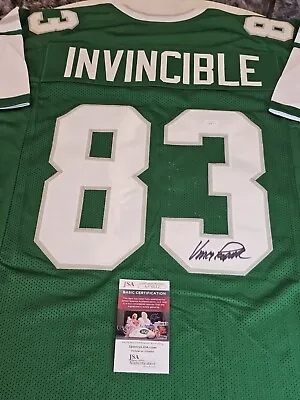 Vince Papale Autographed/Signed Jersey JSA COA Philadelphia Eagles Invincible  • $80.75