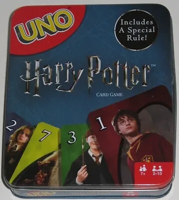 Mattel Harry Potter UNO Card Game Never Played With In Collectible Tin • $9.95