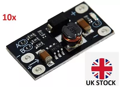 10X Mini DC Boost Converter Board 3.7V To 12V Step Up Board Voltage Regulator • £8