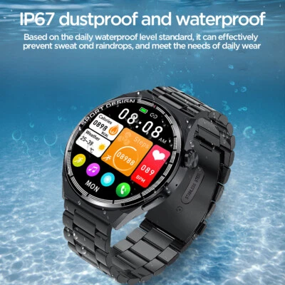 $62.99 • Buy 1.6'' HD Touch Screen Smart Watch Men Bluetooth Answer/Make Call/Voice Sports