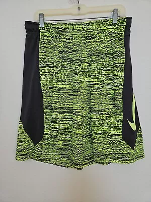 Nike Pro Dri-Fit Training Shorts Men's Size L Dark Grey/Volt • $12.99