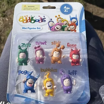 £6.99 • Buy January Sale Oddbods New 7 PCS Action Figure Doll Kids Toy Gift Cake Topper
