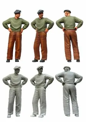 1/35 Resin Figure Model Kit Modern Civilian Citizen Unpainted Unassembled • $12.87