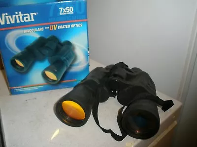 Vivitar Binoculars With UV Coated Optics 7 X 50 Magnification (O25) • $17.99