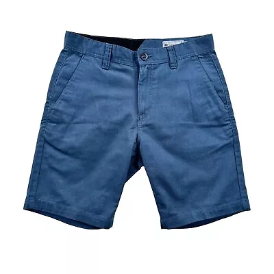 Volcom True To This Blue Chino Skate Shorts 30 • $12