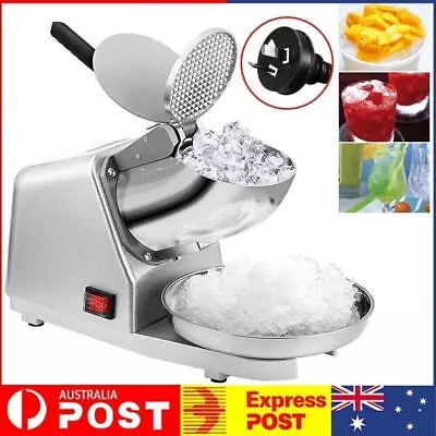 Electric Ice Crusher Shaver Machine Commercial Snow Cone Maker 2200R/min 380W • $60.99