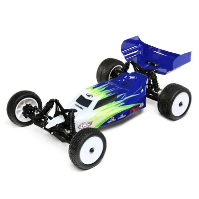 Losi Mini-B 1/16 Brushed 2wd Buggy RTR Blue/White LOS01016T1 • $159.99