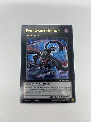 Yu-Gi-Oh! Evilswarm Ophion DUSA-EN090 1st Edition Near Mint Ultra Rare • $5.68