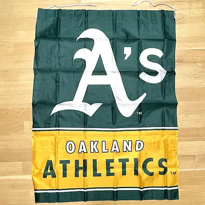 Oakland Athletics A's Baseball Fan Flag Banner MLB 36  X 47  One Sided • $5.90