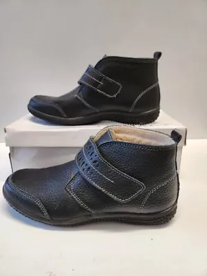 Women's Ankle Boots Black Damart Boots Size 3E • £19.95