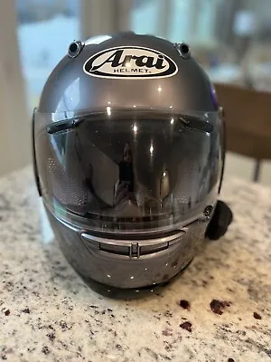 ARAI QUANTUM 2 Motorcycle Helmet Gray Bluetooth Size XL • $200