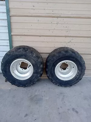 ✅ 2003 Yamaha Raptor 660 Rear Back Wheels Rims Wheel Tires 9  • $169.95