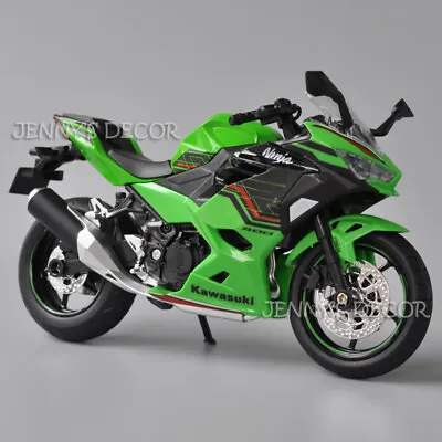 1:12 Scale Diecast Motorcycle Model Toys Kawasaki Ninja 400 Sport Bike Replica • $9.90