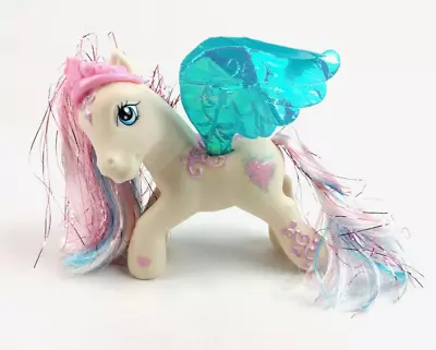 2004 My Little Pony G3 Star Catcher Pegasus With Crown Tinsel Hair Vintage  • $10