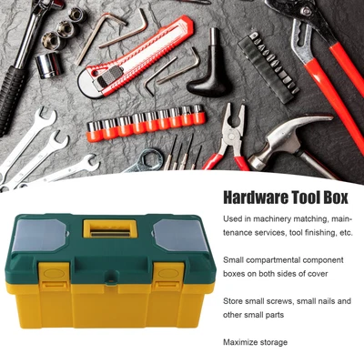 £42.42 • Buy (19 Inches)Hardware Tool Box Car Storage Box Electrician Hardware Tool Box