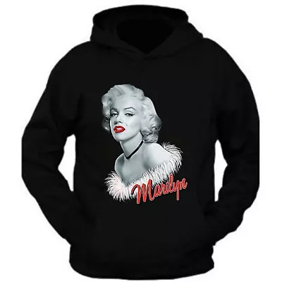 $29.99 • Buy Red Lips Marilyn Monroe Hoodies Sweatshirt S - 3XL