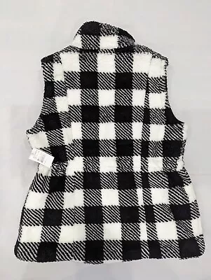 Jason Maxwell Women's Plaid Jacket Vest With Draw String Large (L) • $32