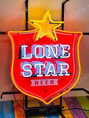 Star Beer Acrylic Vintage Neon Signs Beer Bar Window Wall Light 19  • $133.02