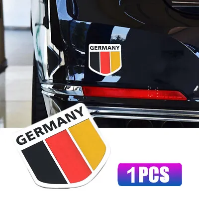 $3.08 • Buy German Germany Flag Logo Car Sticker Emblem Metal Badge Decal Car Accessories