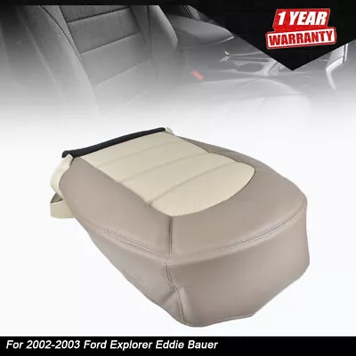 For 2002-2003 Ford Explorer Eddie Bauer Driver Bottom  Seat Cover 2 Tone Tan • $41.42