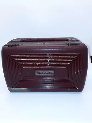 Vintage Motorola Portable Tube  Radio 1948 Model 5A7A Parts Or Restoration Only • $64.95