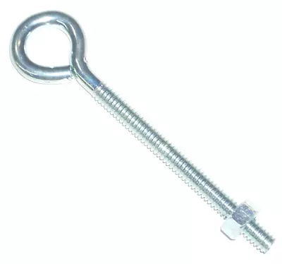 Brainerd B4260 Steel Eye Bolt 1/4 In Dia X 4 In Long W Zinc Oxide Finish 5pk • $9.99