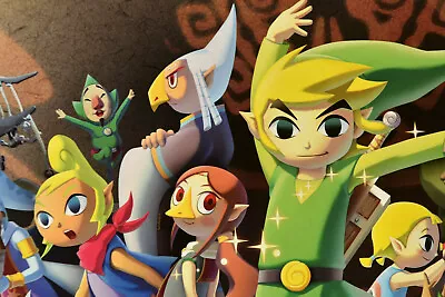 The Legend Of Zelda Poster-Club Nintendo Exclusive • $64.50