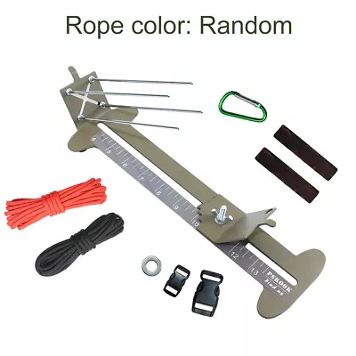 Paracord Bracelet Clamp Kit Adjustable Length With Rope Weaving Tool Home • $32.77