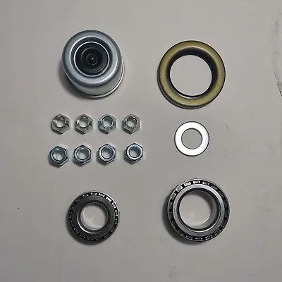 Trailer Hub Wheel Bearing/Seal Kit 8 Lug 7000# Axle 14125A 25580 Bearing 7K Axle • $19.90