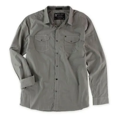 Marc Ecko Cut And Sew Long Sleeve Dress Shirt Color: Charcoal Size: M • $36.23