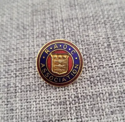 £9.99 • Buy Raoc Royal Army Ordnance Corps Association Vintage Enamel Badge