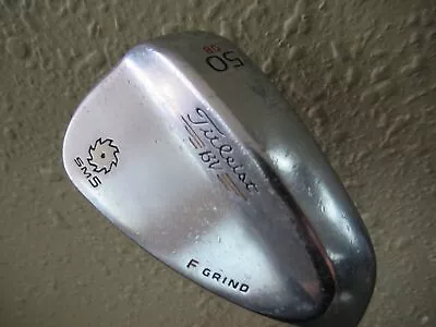 Titleist Sm5 F Grind 50* Gap Wedge 08* Bounce Factory Wedge Flex Vokey Steel • $50.99