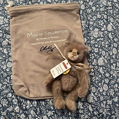 Charlie Bears Minimo Limited Edition 390/1200  Tagged Heartstrings With Bag • £180