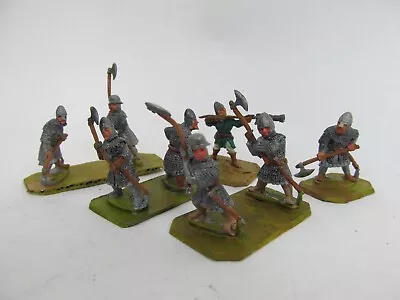 Hand Painted Toy Soldiers Metal Pewter Or Lead War Gaming Miniature Axemen • $14.99