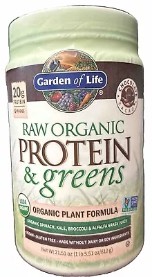 Raw Organic Protein & Greens Organic Plant Formula 21.51 Oz (BB 05/2024) • $17